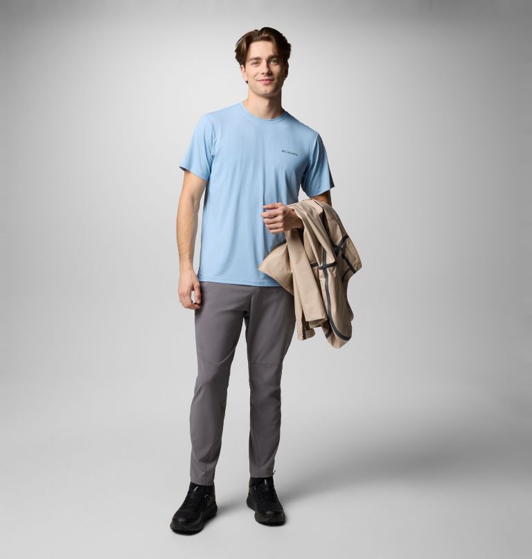 herre tech trail utility kortærmet crew-t-shirt - tall