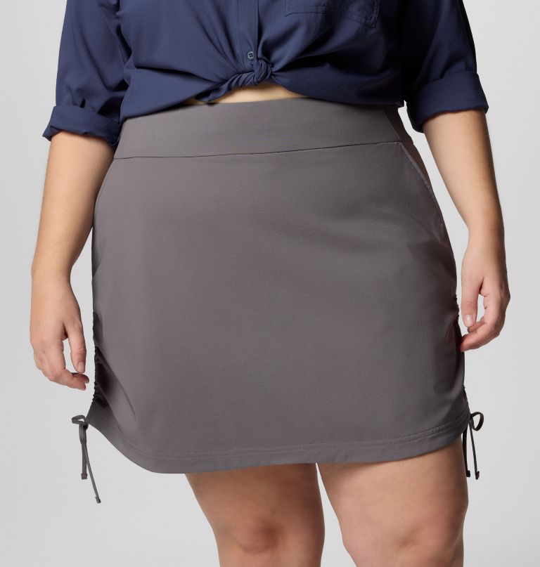 kvinder all seasons ruched skort - plus size