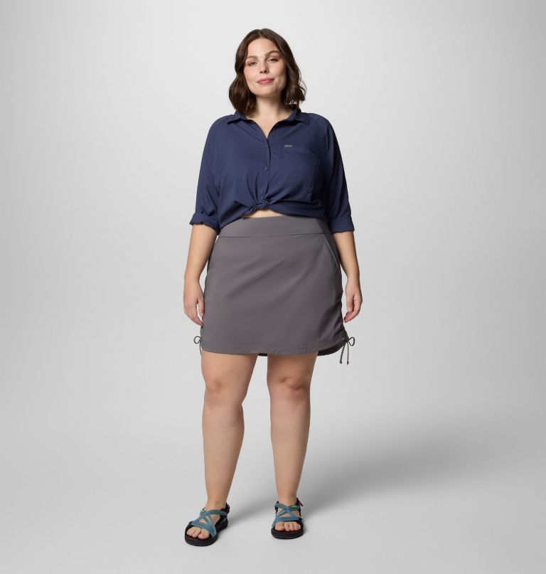 kvinder all seasons ruched skort - plus size