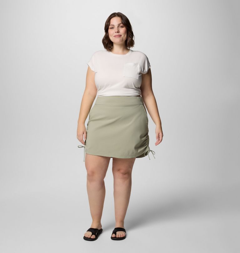 kvinder all seasons ruched skort - plus size