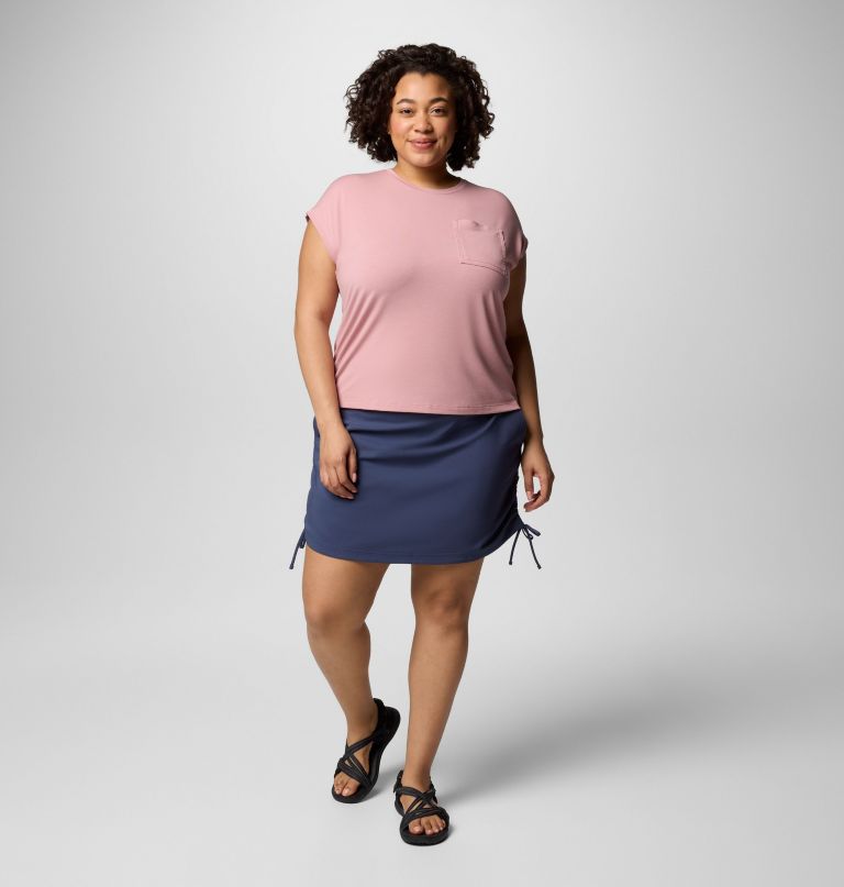 kvinder all seasons ruched skort - plus size
