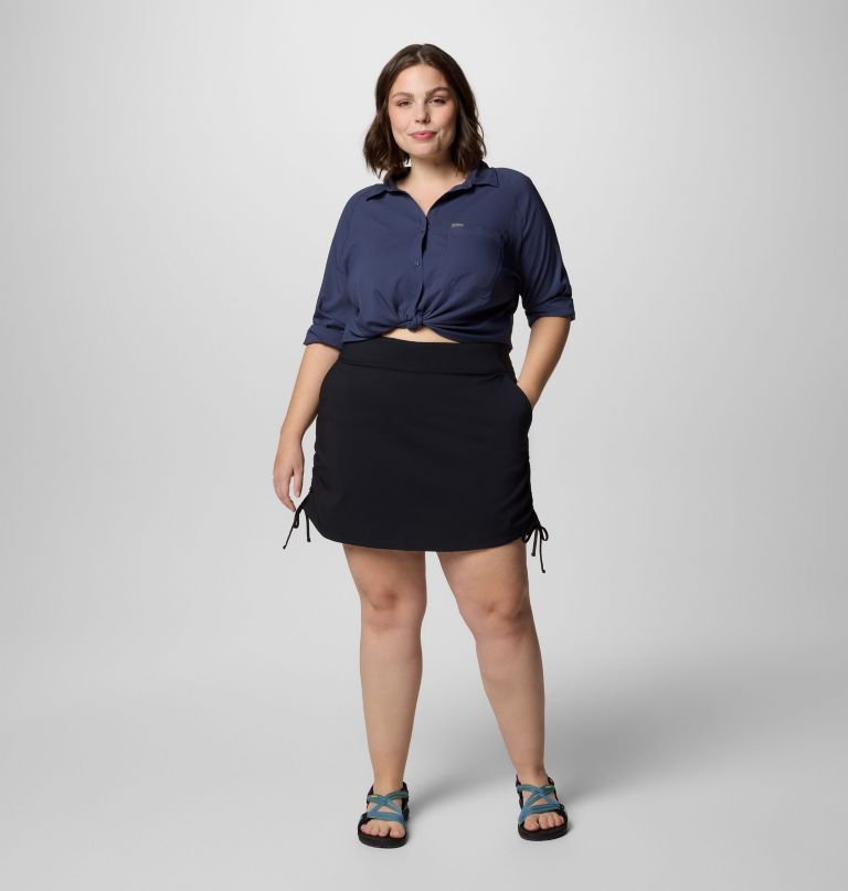 kvinder all seasons ruched skort - plus size