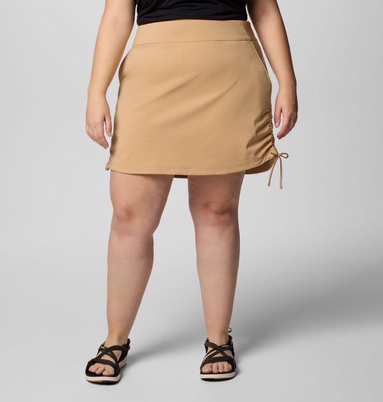 kvinder all seasons ruched skort - plus size