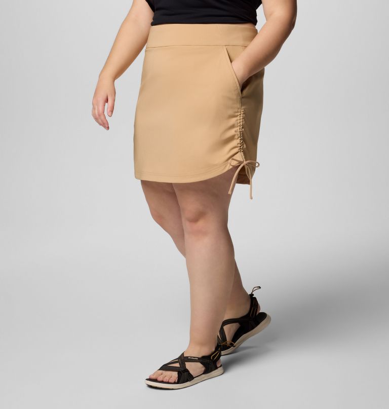 kvinder all seasons ruched skort - plus size