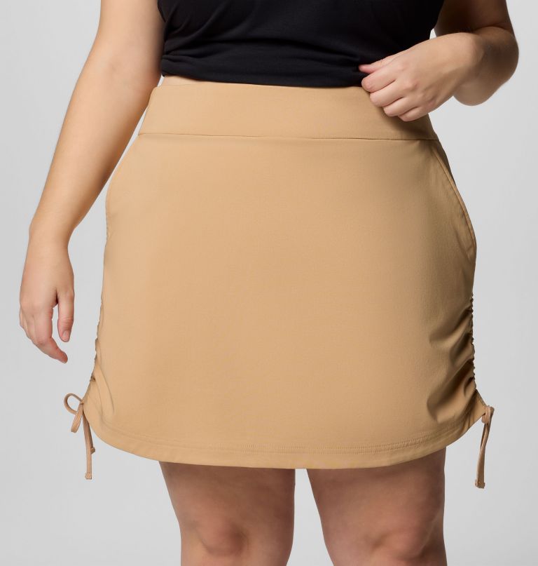 kvinder all seasons ruched skort - plus size