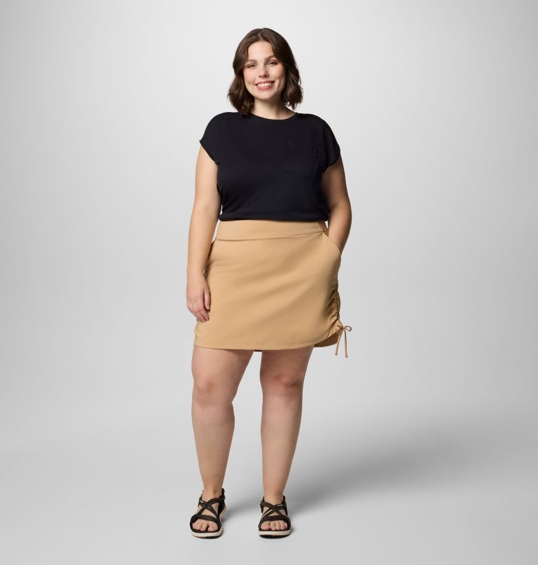 kvinder all seasons ruched skort - plus size