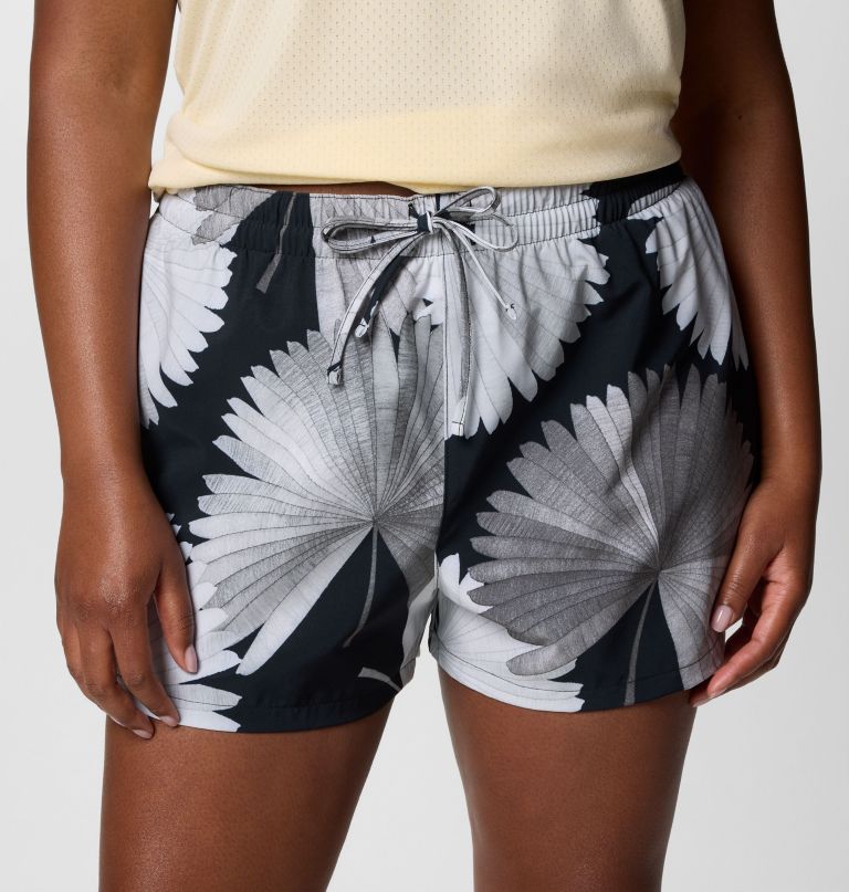 dameshorts med bogata bay-print ii - plusstørrelse