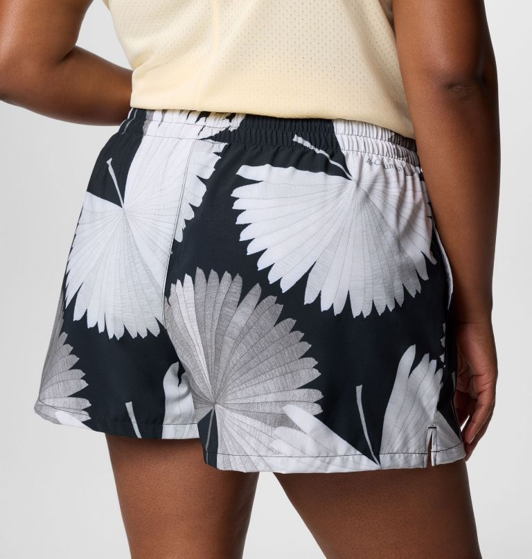 dameshorts med bogata bay-print ii - plusstørrelse