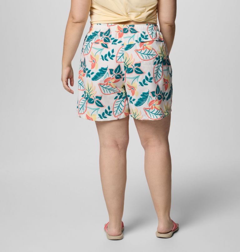 sandy river printed shorts iii til kvinder - plus size