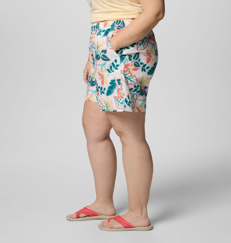 sandy river printed shorts iii til kvinder - plus size