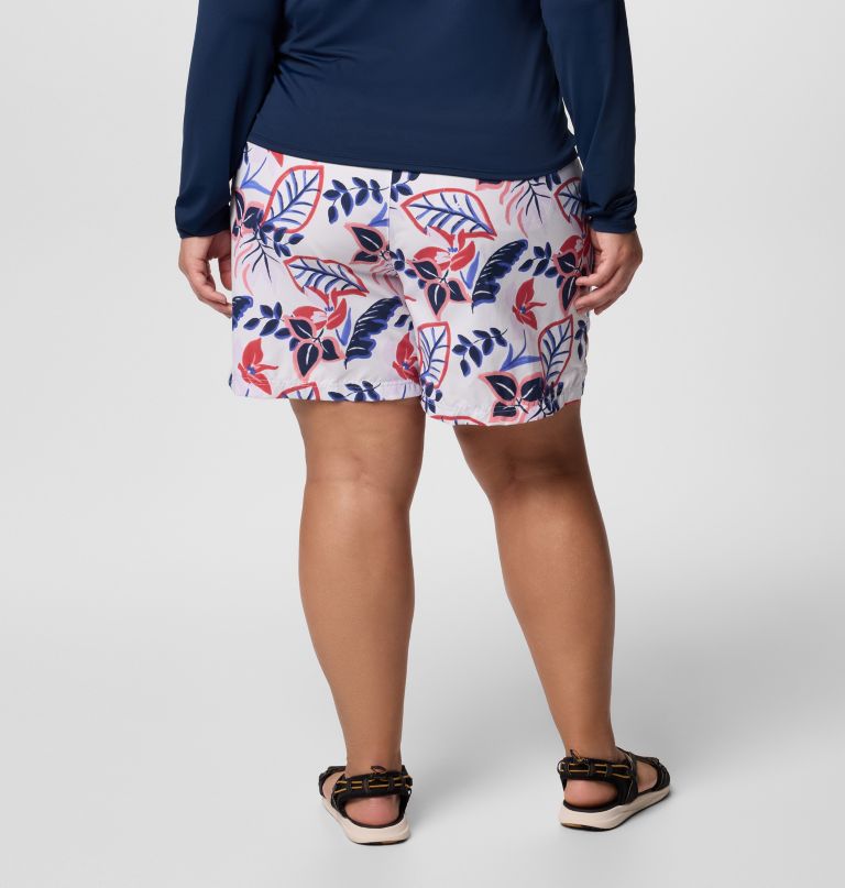 sandy river printed shorts iii til kvinder - plus size