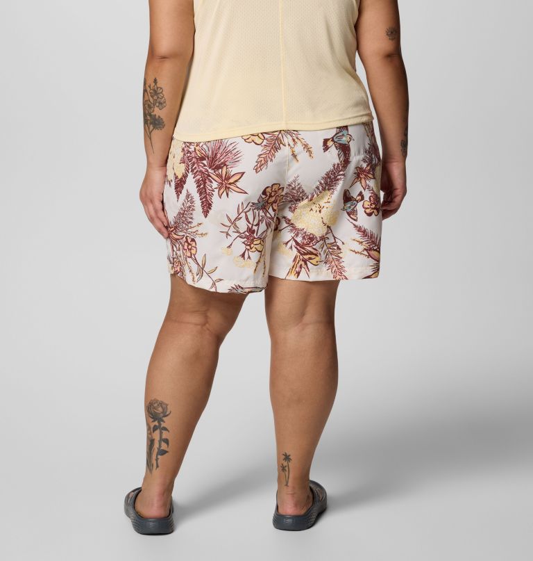sandy river printed shorts iii til kvinder - plus size