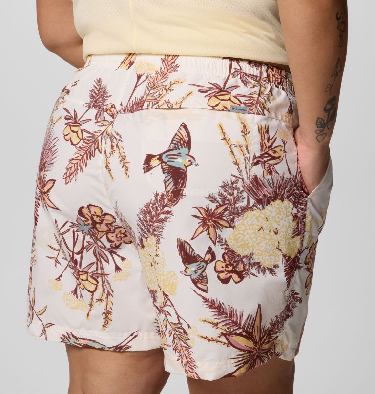 sandy river printed shorts iii til kvinder - plus size