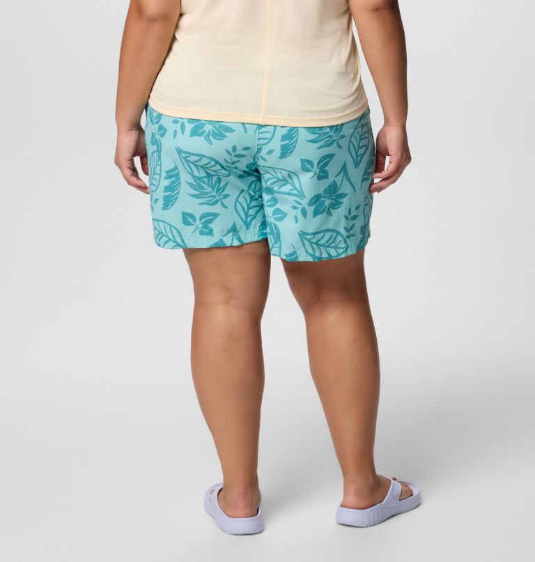 sandy river printed shorts iii til kvinder - plus size