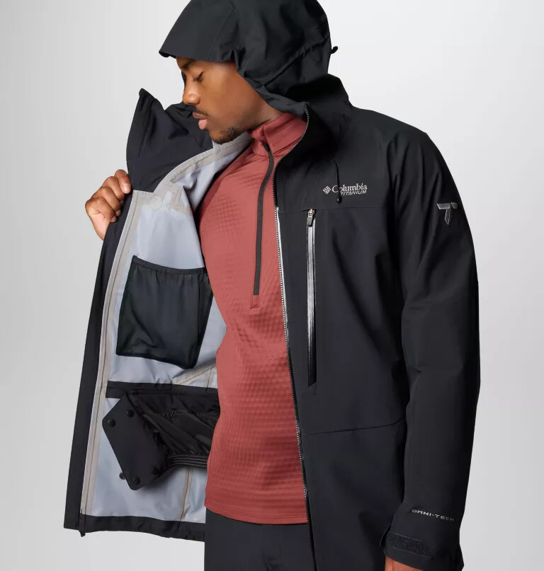 herre platinum peak ii 3l shelljakke