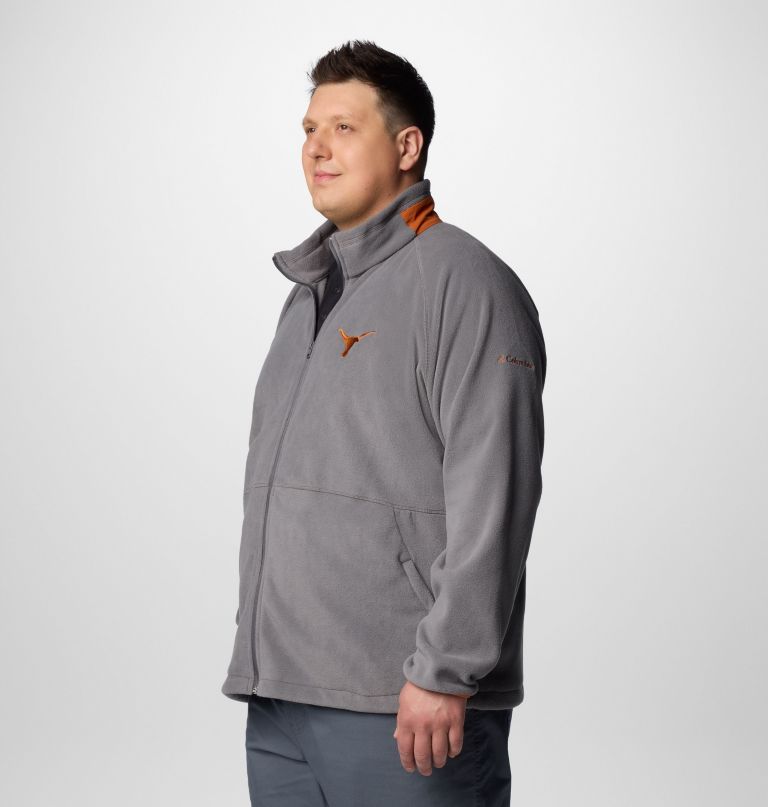 herre collegiate flanker iv fleecejakke - texas - stor