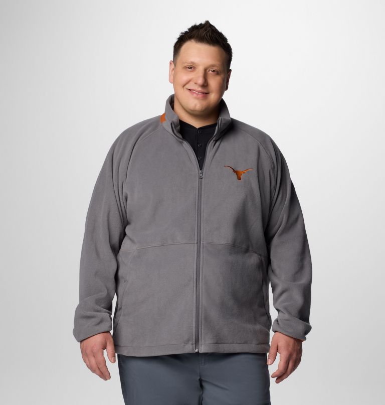 herre collegiate flanker iv fleecejakke - texas - stor