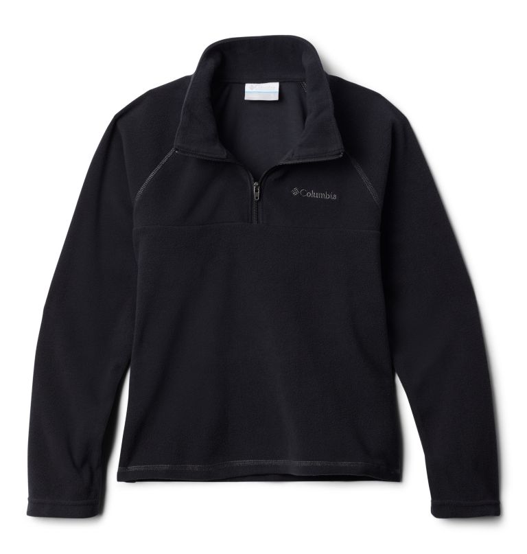 drenge glacial fleece pullover med kvart lynlås