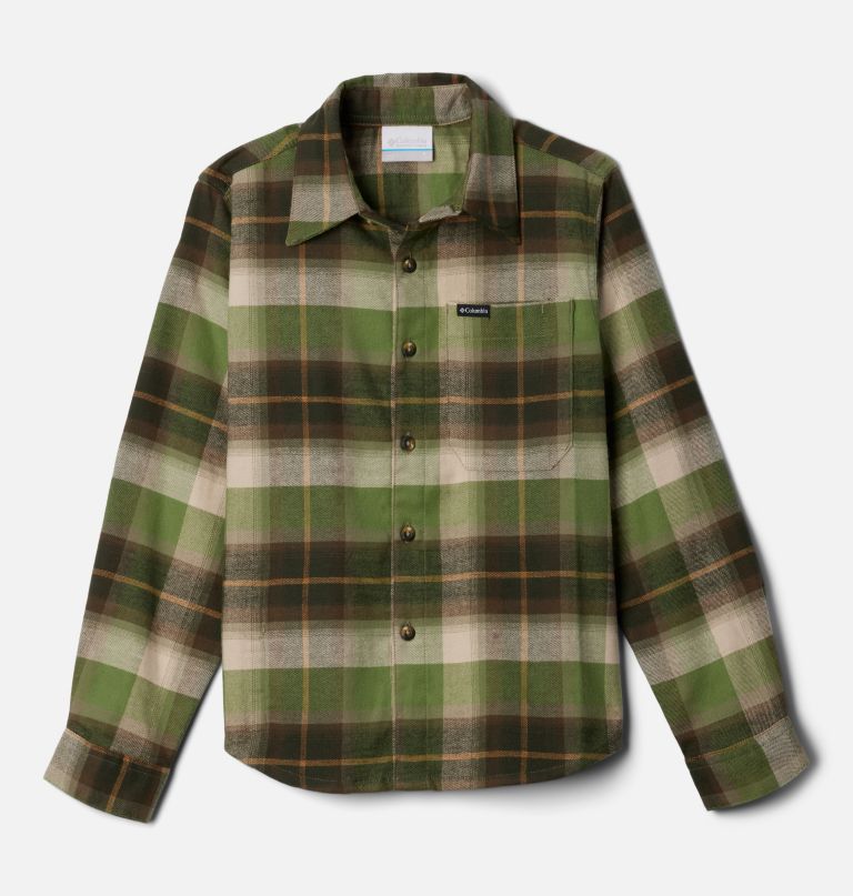drenge cornell woods flannelskjorte med lange ærmer