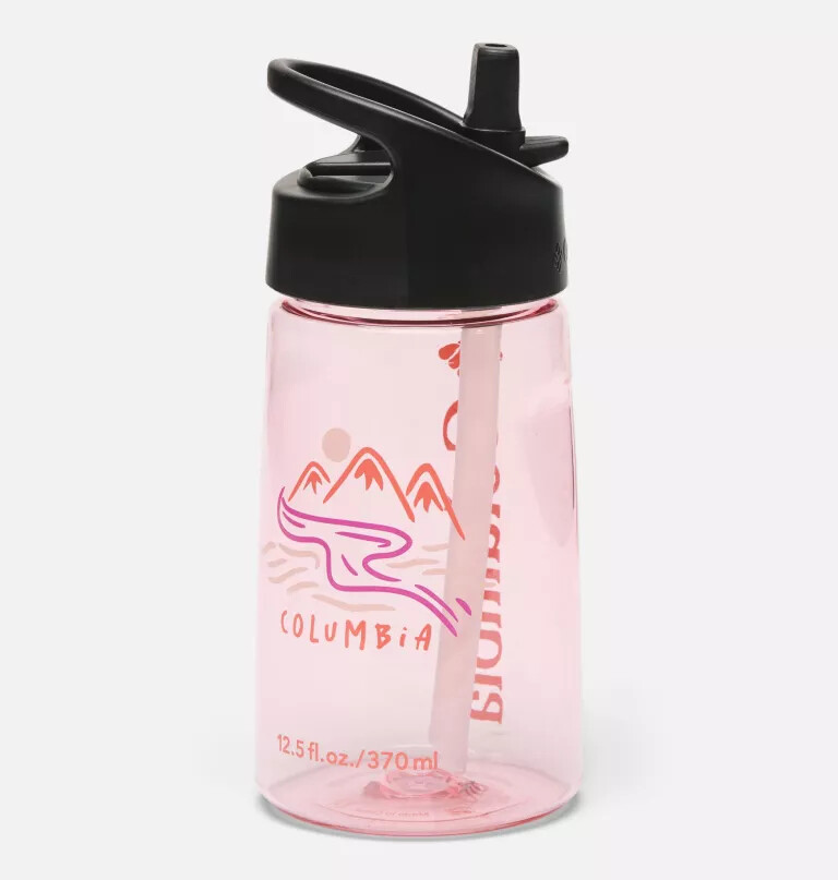 bpa-fri flaske med sugerør - 355 ml