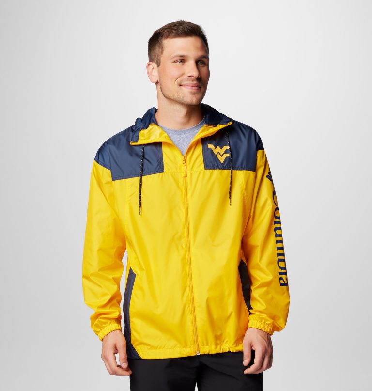 herre collegiate flash challenger ii vindjakke - west virginia