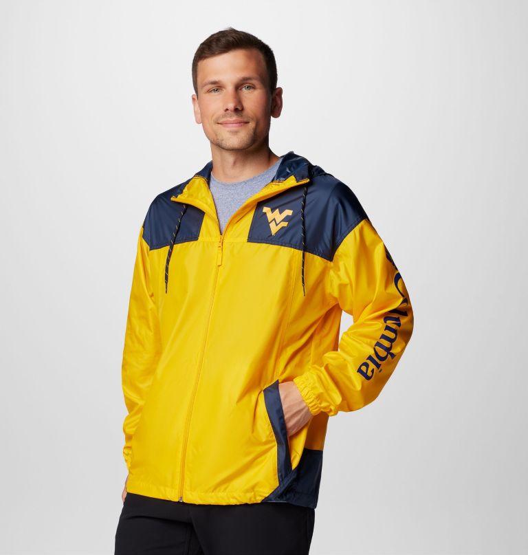 herre collegiate flash challenger ii vindjakke - west virginia