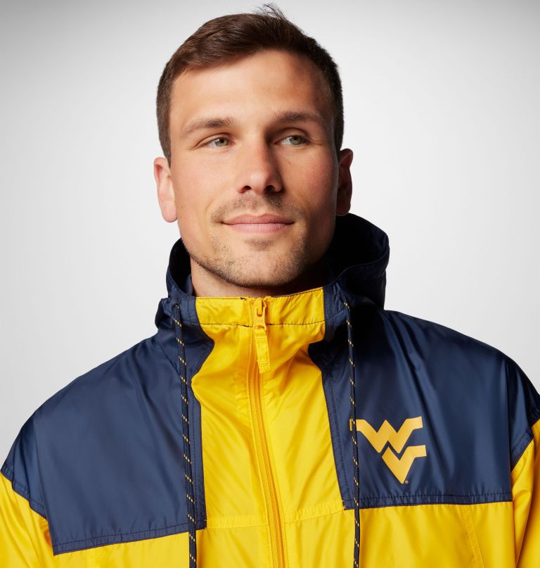 herre collegiate flash challenger ii vindjakke - west virginia