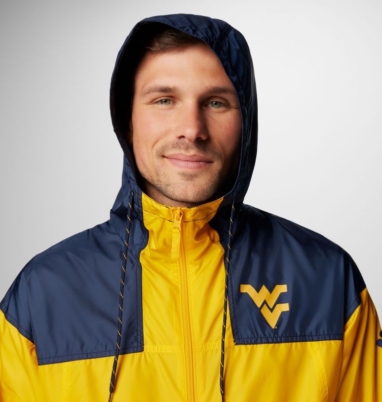 herre collegiate flash challenger ii vindjakke - west virginia