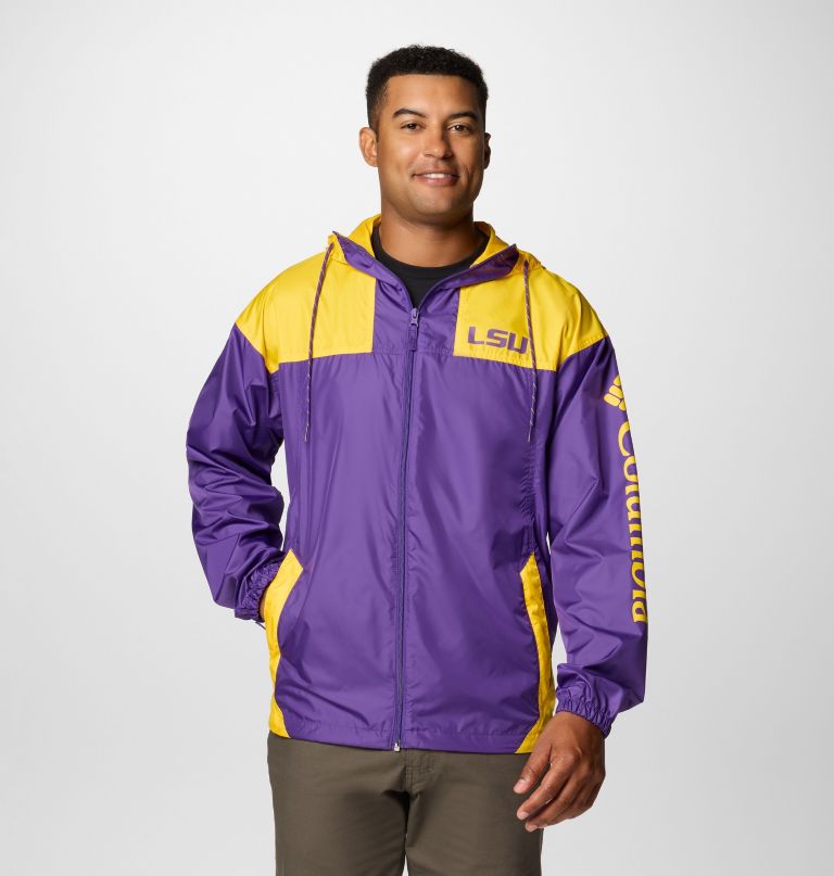 herre collegiate flash challenger ii vindjakke - lsu