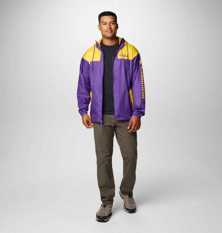 herre collegiate flash challenger ii vindjakke - lsu