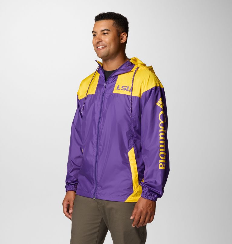 herre collegiate flash challenger ii vindjakke - lsu