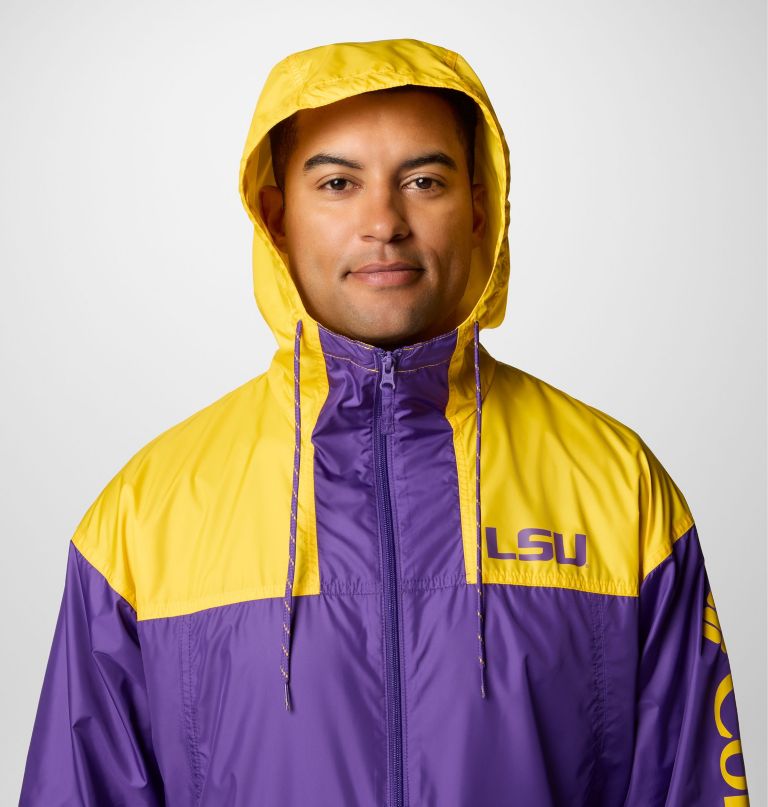 herre collegiate flash challenger ii vindjakke - lsu