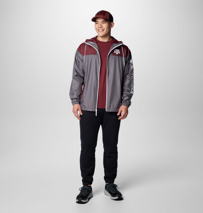 herre collegiate flash challenger ii vindjakke - texas am