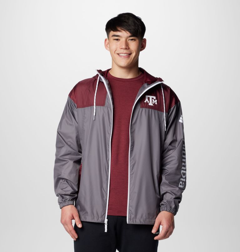 herre collegiate flash challenger ii vindjakke - texas am